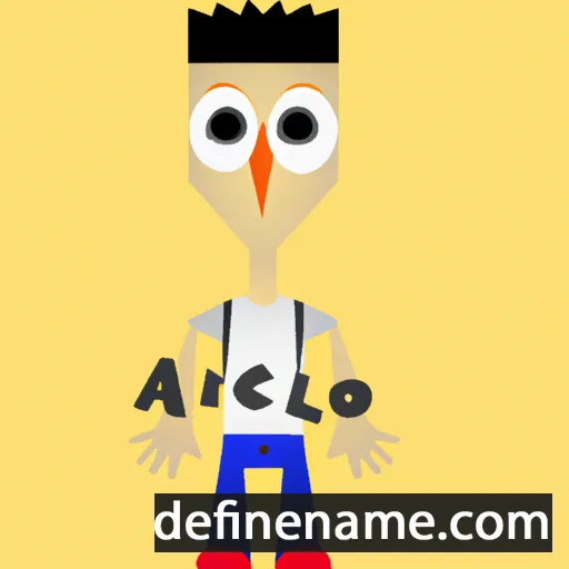 cartoon of the name Alicio