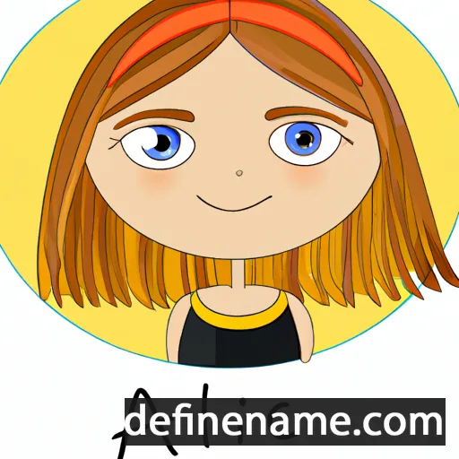 cartoon of the name Aliciya