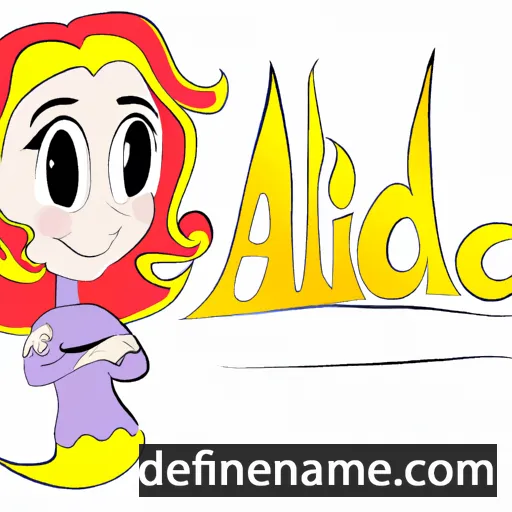 cartoon of the name Alidora