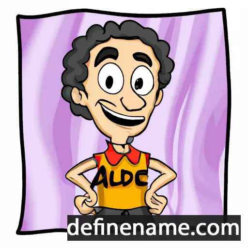 cartoon of the name Alidore