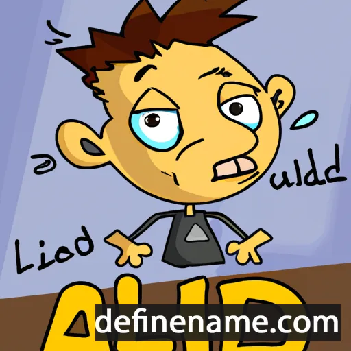 cartoon of the name Alidz