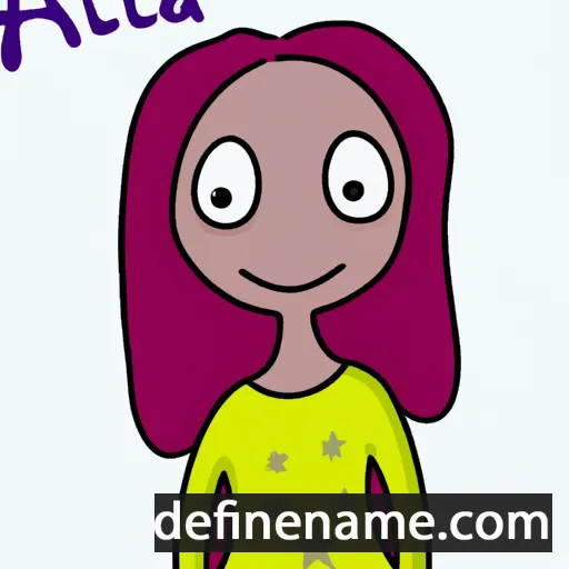 Aliea cartoon