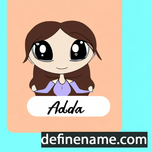 cartoon of the name Alieda