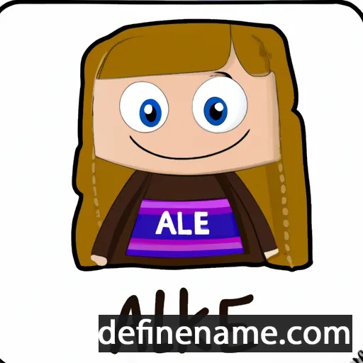 cartoon of the name Alieke