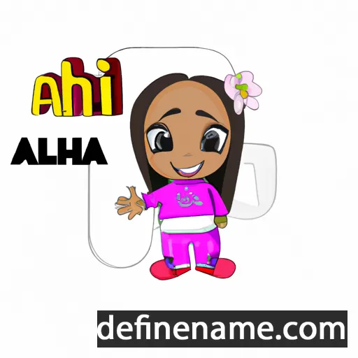 Aliiaha cartoon