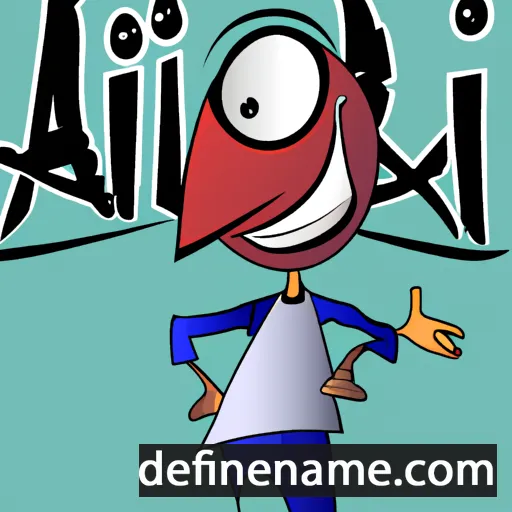 cartoon of the name Alik