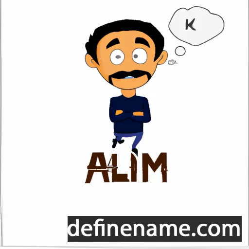 cartoon of the name Alikram