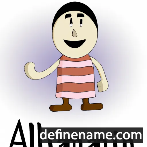 cartoon of the name Aliman