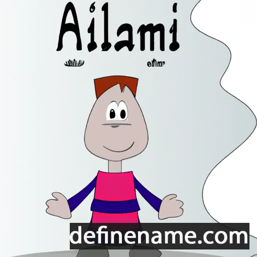 cartoon of the name Alimat