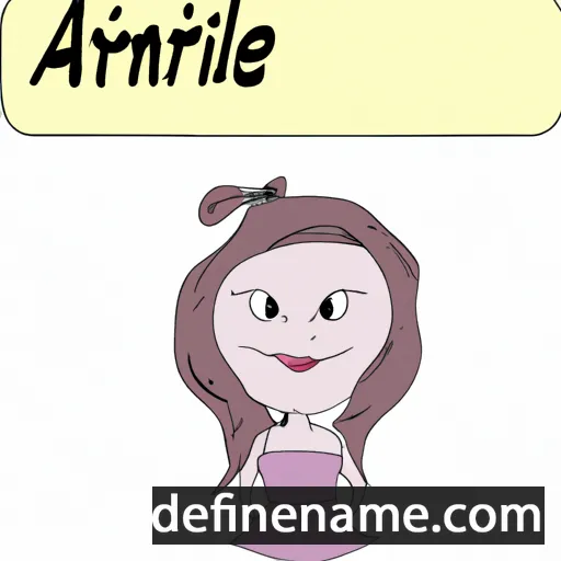 cartoon of the name Alinne