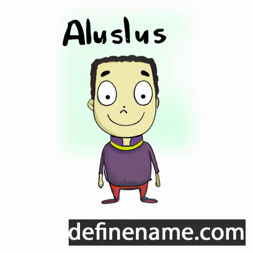 cartoon of the name Alinuswe