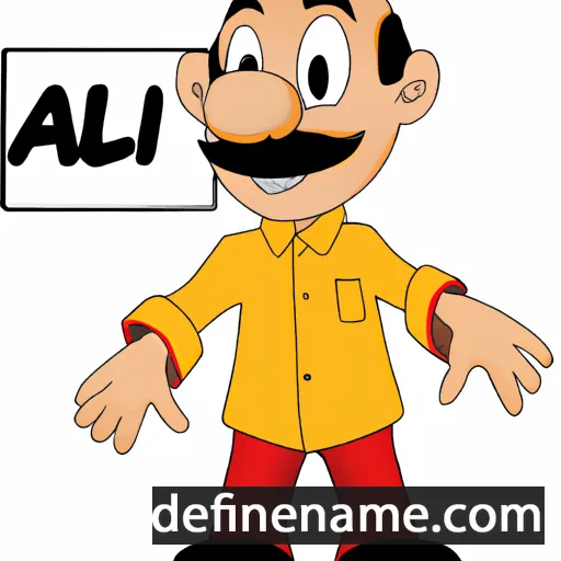 cartoon of the name Alip