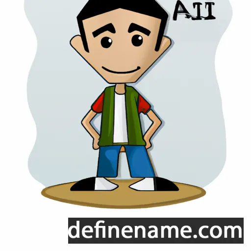 cartoon of the name Alip