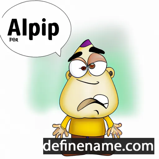 Alipi cartoon