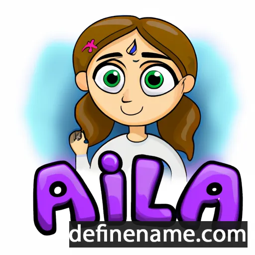 cartoon of the name Alira