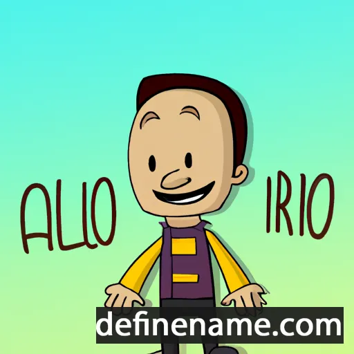 Alirio cartoon