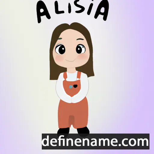 cartoon of the name Alisä