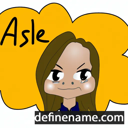 cartoon of the name Alisanne