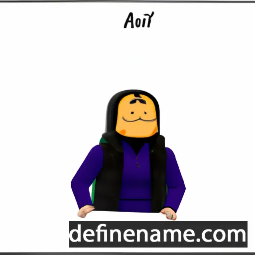 cartoon of the name Alisar