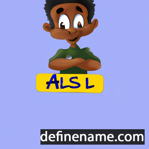 cartoon of the name Alisèu