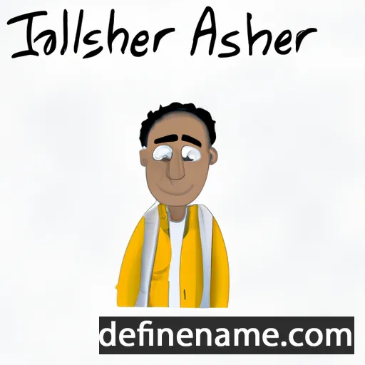 cartoon of the name Alishyer