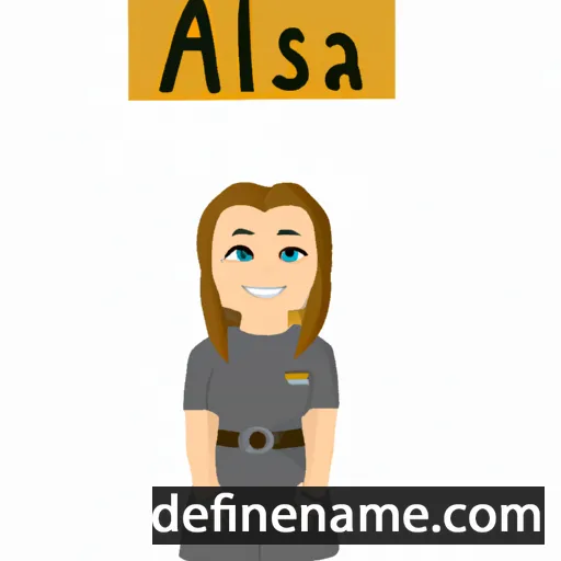 Alisja cartoon