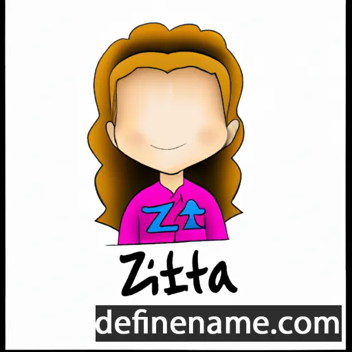 cartoon of the name Alitza