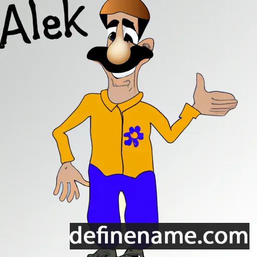 Alkej cartoon