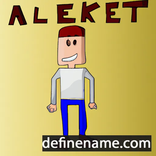 cartoon of the name Alketi