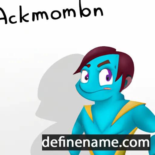 cartoon of the name Alkimedon