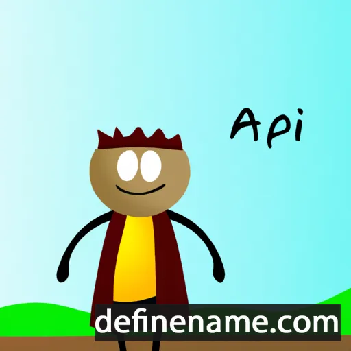 cartoon of the name Alkippa