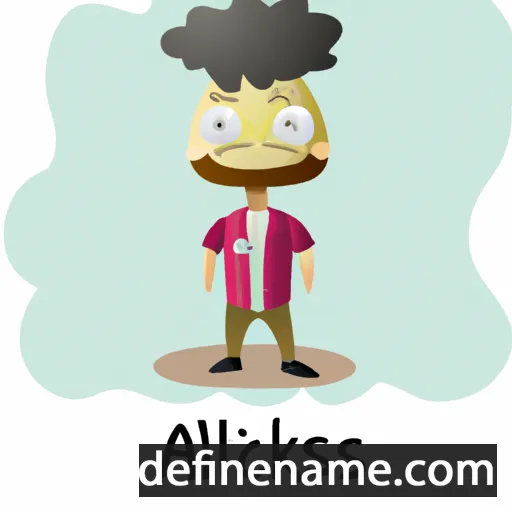 cartoon of the name Alkistis