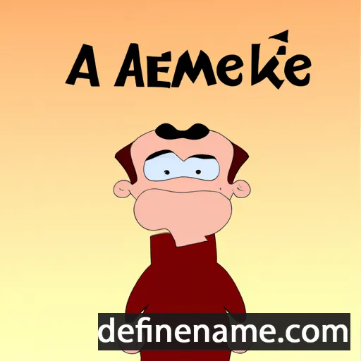 cartoon of the name Alkméné