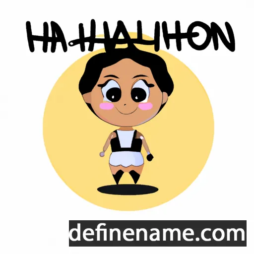 cartoon of the name ʻAlohilani