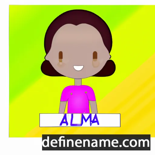 cartoon of the name Ámâlia