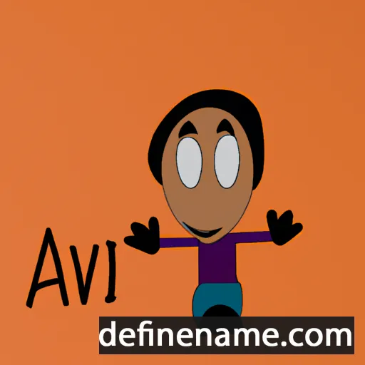 cartoon of the name Àlvar