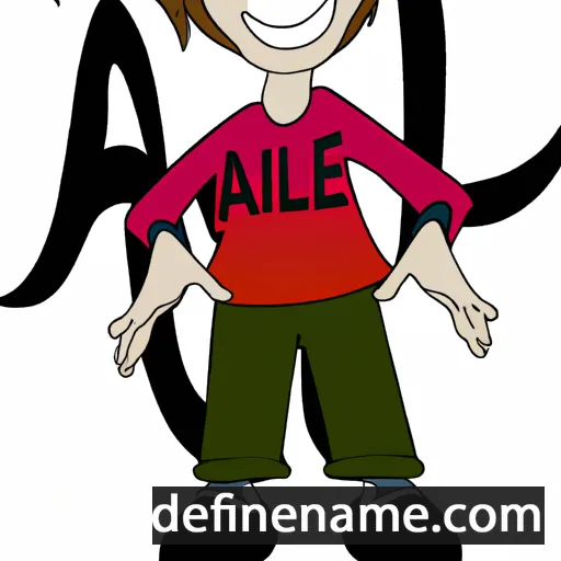 cartoon of the name Alle