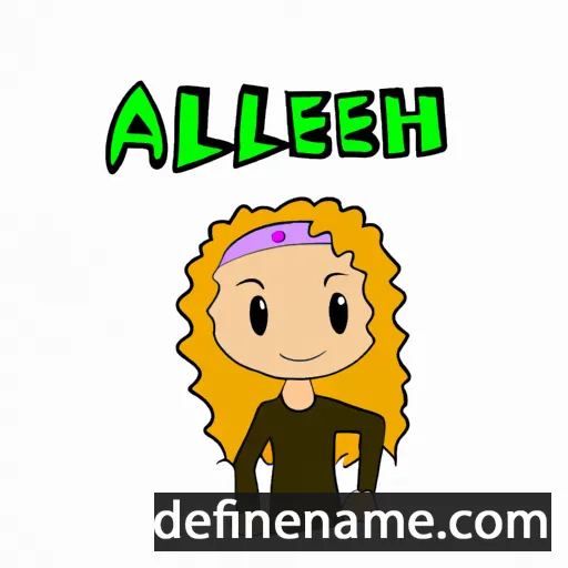 Alleah cartoon