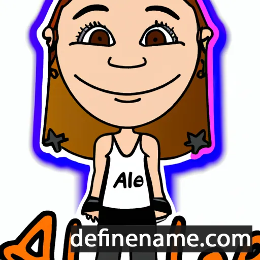 cartoon of the name Allee