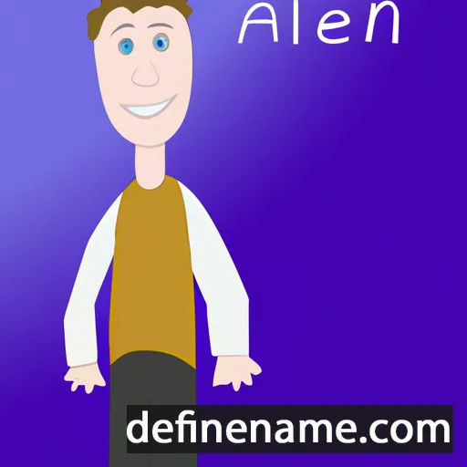 cartoon of the name Alleen