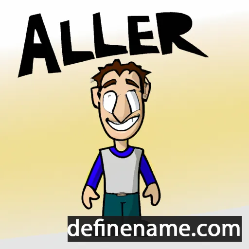 cartoon of the name Aller