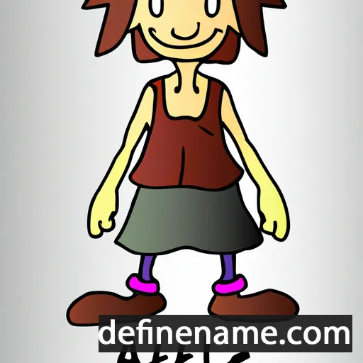 cartoon of the name Allete