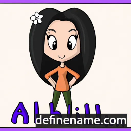 cartoon of the name Allirah