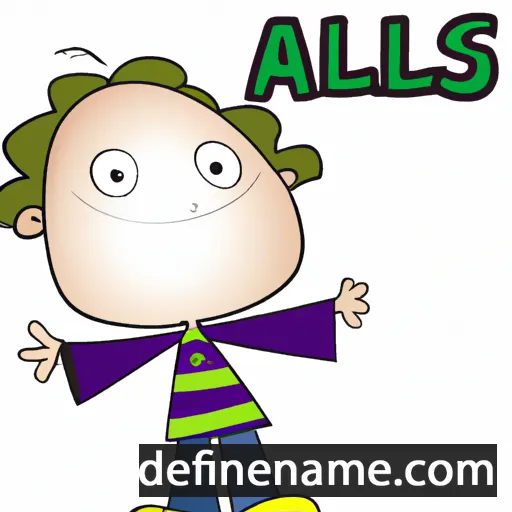 cartoon of the name Allis