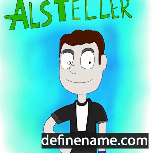 cartoon of the name Allister