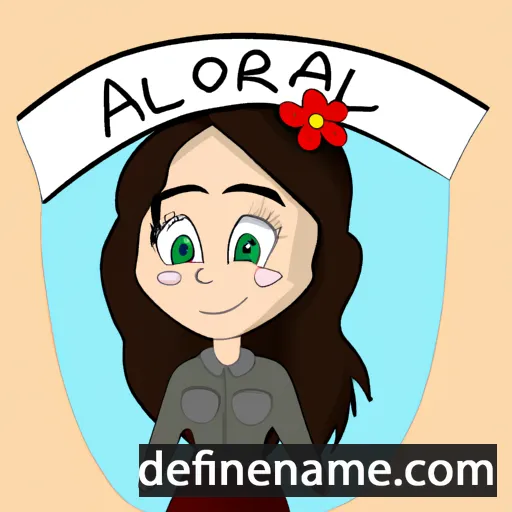 cartoon of the name Allora