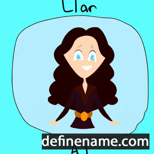 cartoon of the name Allorah