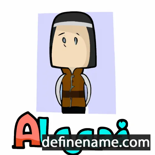 cartoon of the name Alluaq