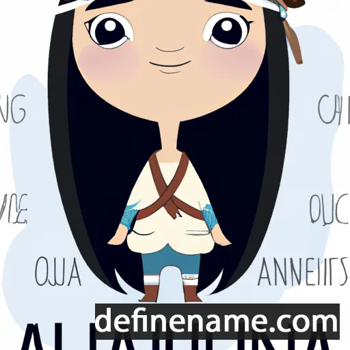 cartoon of the name Allunaaq