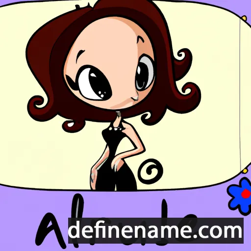 cartoon of the name Allure